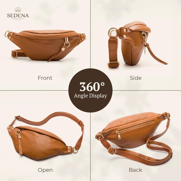 Anti Pickpocket Bag - RFID Crossbody Bag for Travel, Adjustable Strap Multiple C - Picture 6 of 9